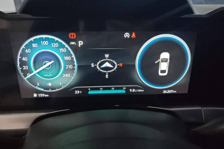 Used Hyundai Lafesta 2023 270T N Line DLX Luxury Edition Odometer Close Up