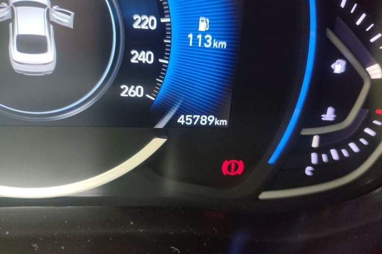 Used Hyundai Lafesta 2019 280TGDi Smart Speed Version China V Standard Odometer Close Up