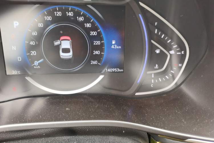 Used Hyundai Lafesta 2019 280TGDi Sport Edition China V Standard Odometer Close Up