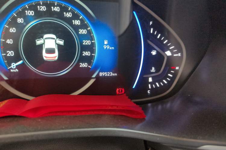 Used Hyundai Lafesta 2019 280TGDi Smart Speed Version China V Standard Odometer Close Up