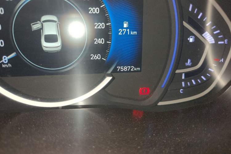 Used Hyundai Lafesta 2019 280TGDi Sport Edition China VI Odometer Close Up