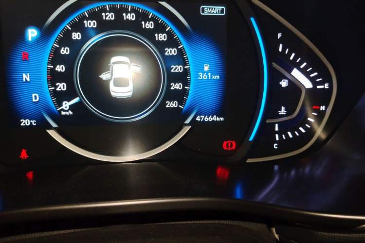 Used Hyundai Lafesta 2019 280TGDi Smart Edition China VI Standard Odometer Close Up