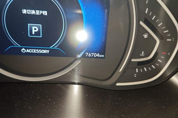 Used Hyundai Lafesta 2019 280TGDi Smart Speed Version China VI Standard Odometer Close Up
