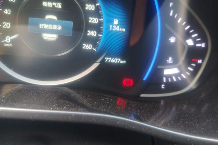 Used Hyundai Lafesta 2019 280TGDi Sport Edition China VI Odometer Close Up