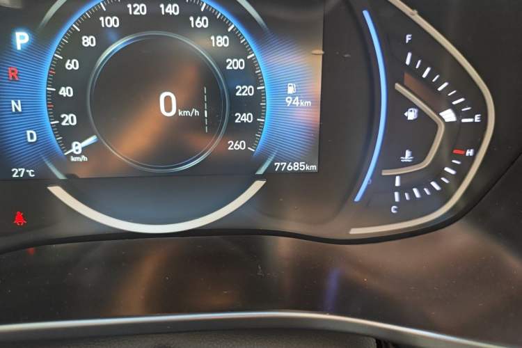 Used Hyundai Lafesta 2019 280TGDi Smart Edition China VI Standard Odometer Close Up
