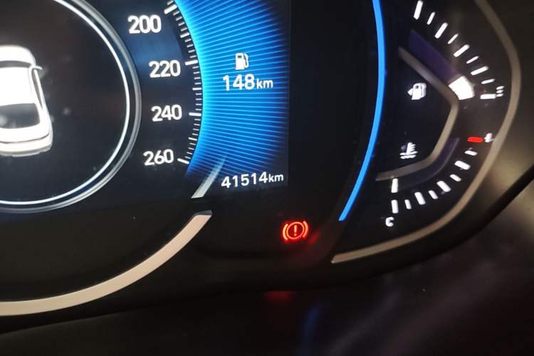 Used Hyundai Lafesta 2019 280TGDi Sport Edition China VI Odometer Close Up
