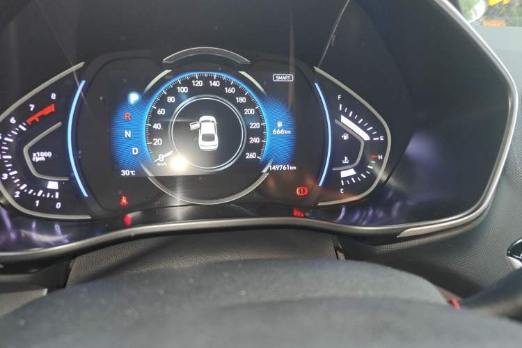 Used Hyundai Lafesta 2019 280TGDi Smart Speed Version China VI Standard Odometer Close Up