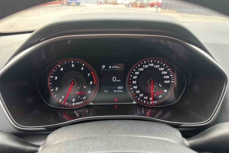 Used Hyundai Lafesta 2019 240TGDi Comfort Edition China V Standard Odometer Close Up
