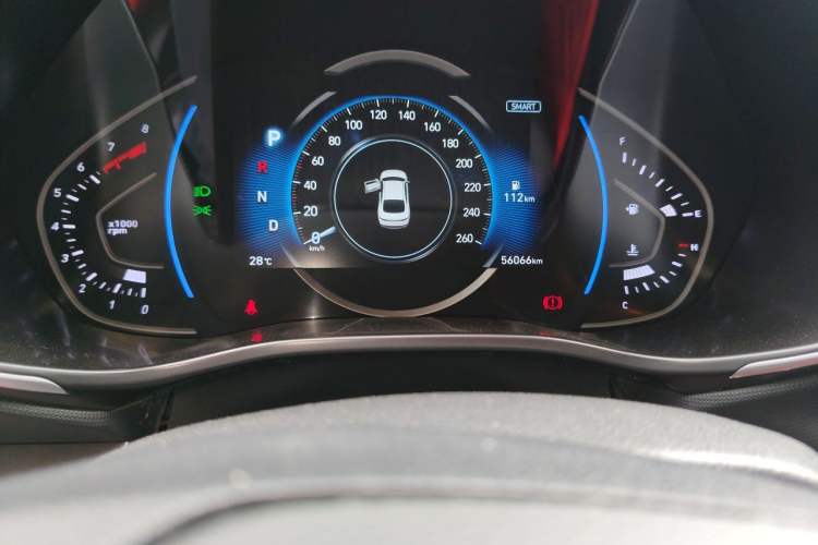 Used Hyundai Lafesta 2019 280TGDi Smart Speed Version China V Standard Odometer Close Up