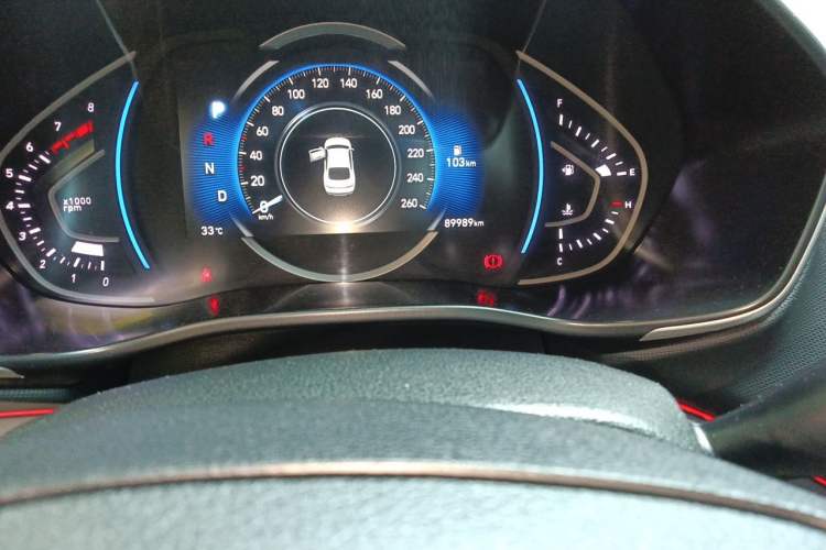Used Hyundai Lafesta 2019 280TGDi Smart Speed Version China V Standard Odometer Close Up