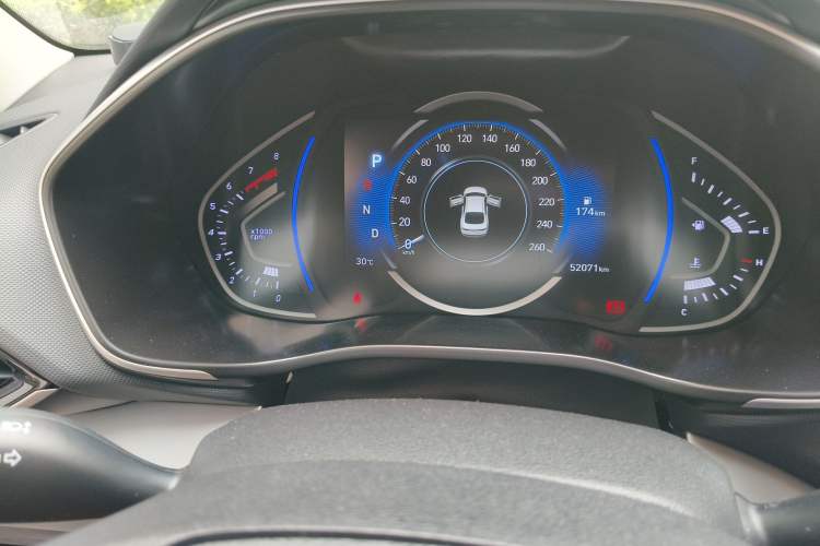 Used Hyundai Lafesta 2019 280TGDi Smart Speed Version China V Standard Odometer Close Up