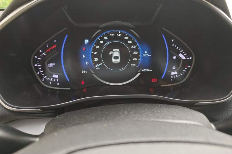 Used Hyundai Lafesta 2019 280TGDi Smart Speed Version China V Standard Odometer Close Up
