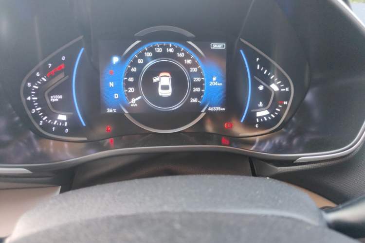 Used Hyundai Lafesta 2019 280TGDi Smart Speed Version China V Standard Odometer Close Up