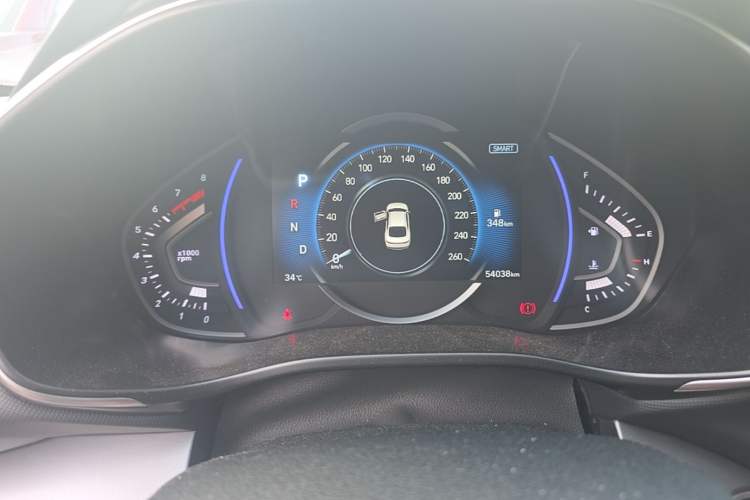 Used Hyundai Lafesta 2019 280TGDi Smart Speed Version China V Standard Odometer Close Up