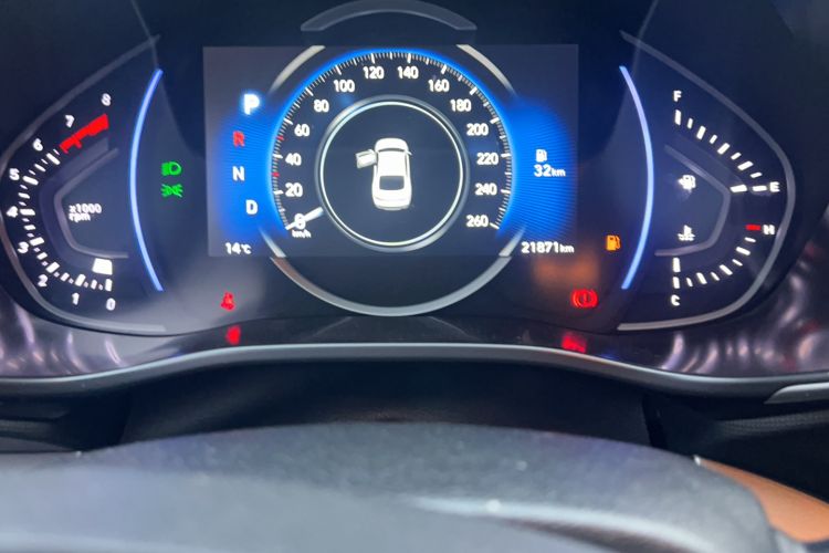 Used Hyundai Lafesta 2019 280TGDi Sport Edition China V Standard Odometer Close Up