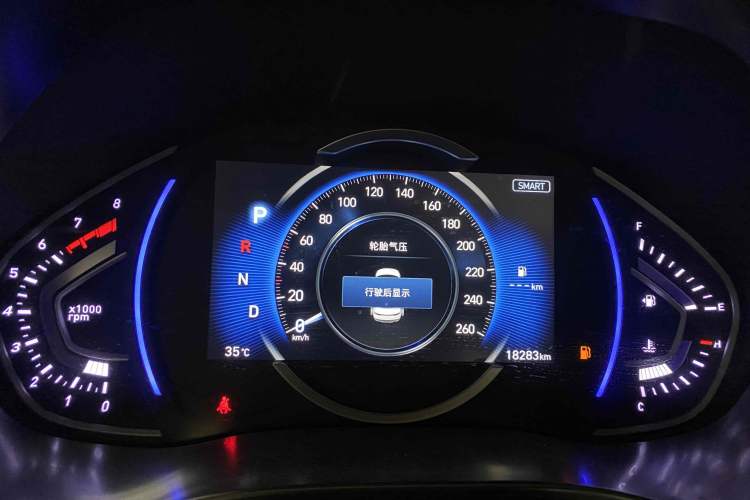 Used Hyundai Lafesta 2019 280TGDi Sport Edition China VI Odometer Close Up
