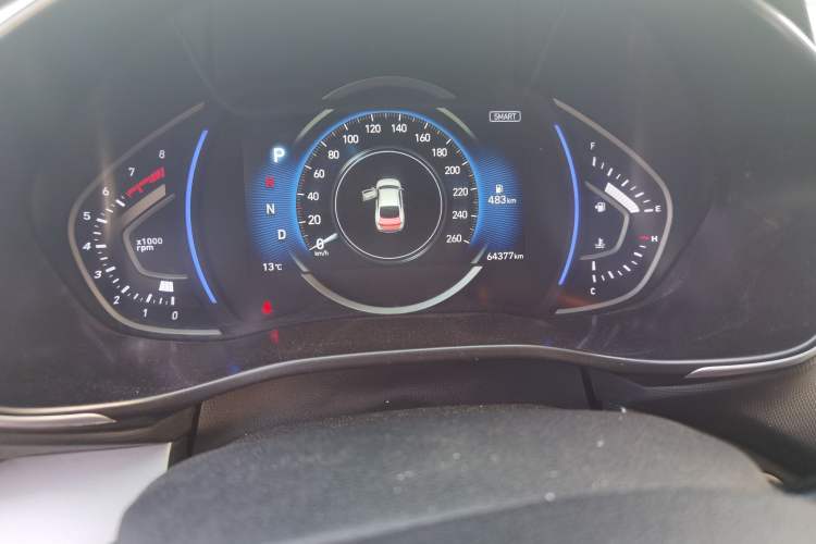 Used Hyundai Lafesta 2019 280TGDi Smart Speed Version China V Standard Odometer Close Up