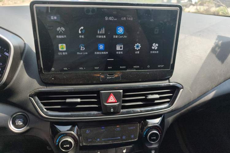 Used Hyundai Lafesta 2019 280TGDi Smart Speed Version China V Standard Audio And AC Panel
