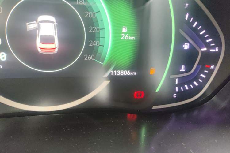 Used Hyundai Lafesta 2019 280TGDi Sport Edition China VI Odometer Close Up