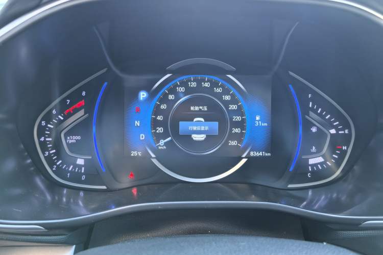 Used Hyundai Lafesta 2019 280TGDi Sport Edition China VI Odometer Close Up