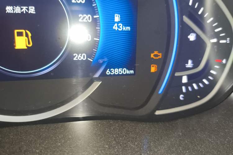 Used Hyundai Lafesta 2019 280TGDi Smart Speed Version China V Standard Odometer Close Up