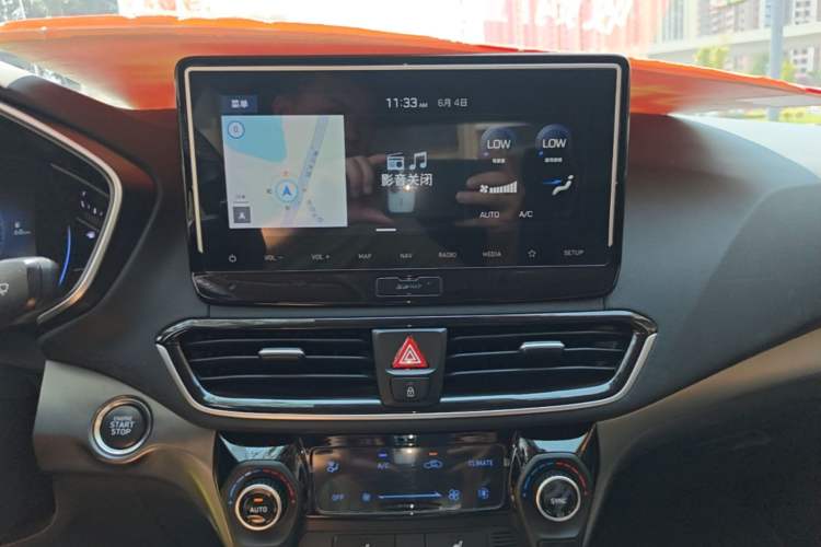Used Hyundai Lafesta 2019 280TGDi Smart Speed Version China V Standard Audio And AC Panel