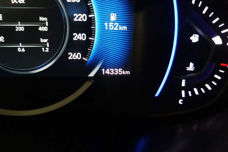 Used Hyundai Lafesta 2019 280TGDi Sport Edition China VI Odometer Close Up