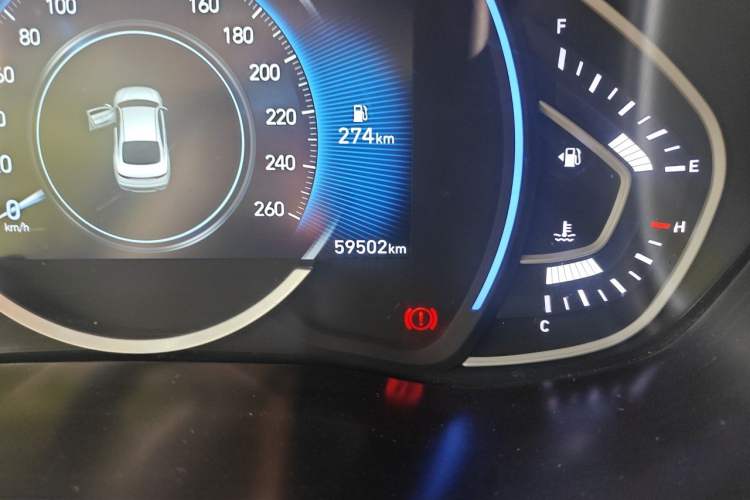 Used Hyundai Lafesta 2019 280TGDi Smart Edition China VI Standard Odometer Close Up