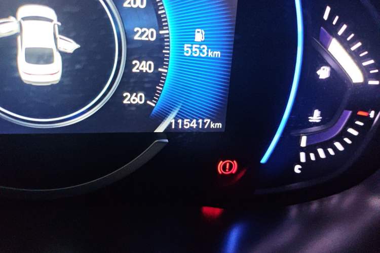 Used Hyundai Lafesta 2019 280TGDi Sport Edition China VI Odometer Close Up