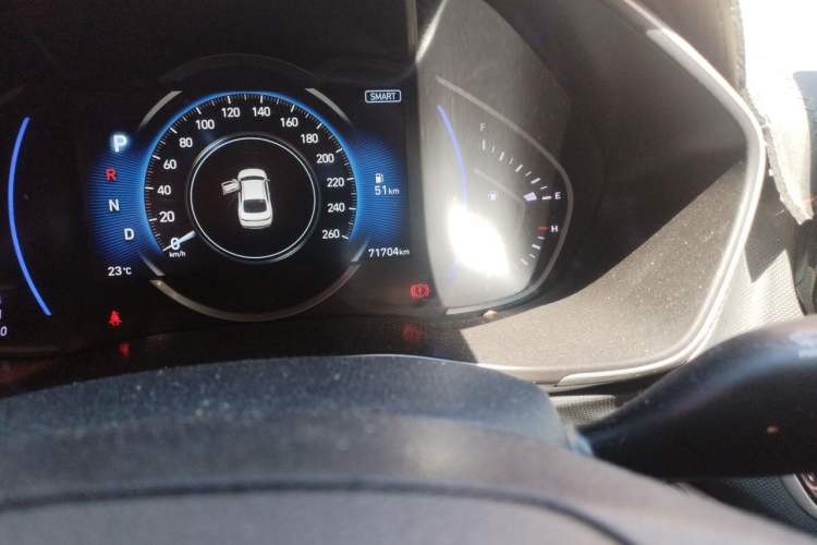 Used Hyundai Lafesta 2019 280TGDi Sport Edition China VI Odometer Close Up