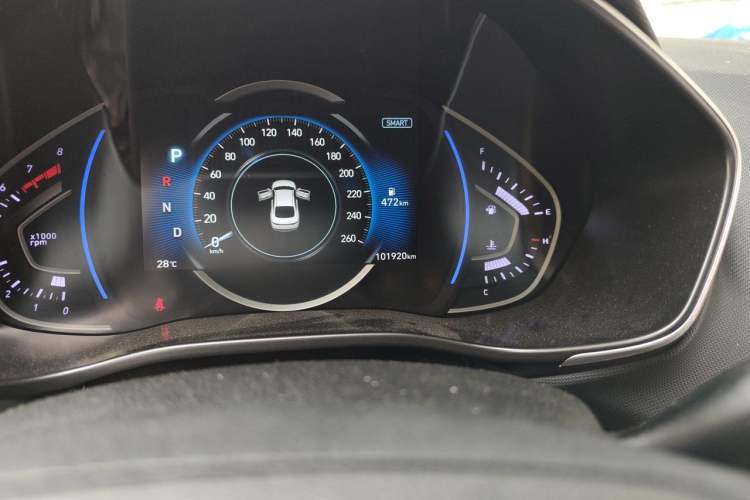 Used Hyundai Lafesta 2019 280TGDi Smart Speed Version China VI Standard Odometer Close Up