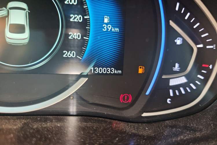 Used Hyundai Lafesta 2019 280TGDi Sport Edition China VI Odometer Close Up