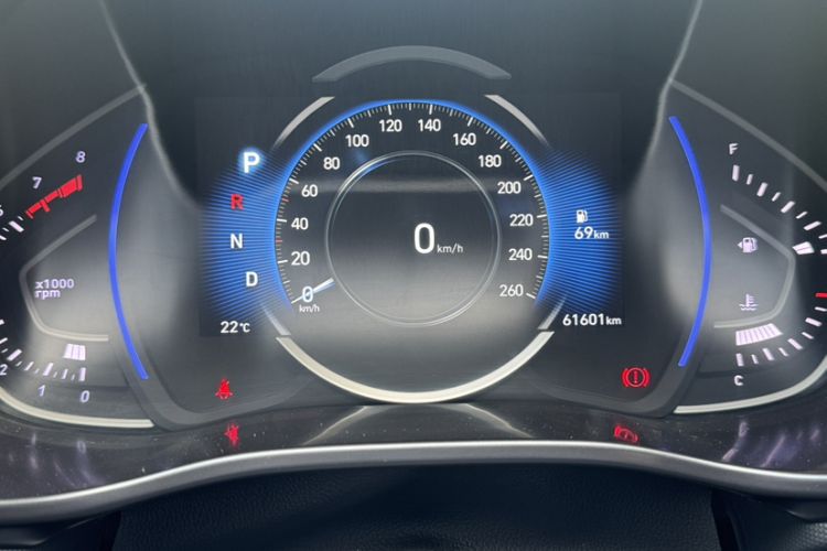 Used Hyundai Lafesta 2019 280TGDi Sport Edition China VI Odometer Close Up
