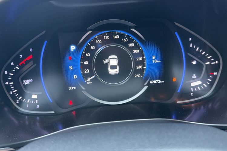 Used Hyundai Lafesta 2019 280TGDi Sport Edition China VI Odometer Close Up