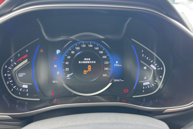 Used Hyundai Lafesta 2021 280TGDi DLX Luxury Edition Odometer Close Up