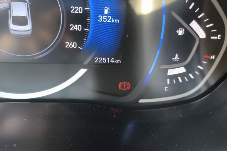 Used Hyundai Lafesta 2021 280TGDi DLX Luxury Edition Odometer Close Up