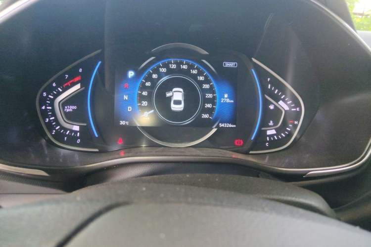 Used Hyundai Lafesta 2021 280TGDi GLX Elite Edition Odometer Close Up