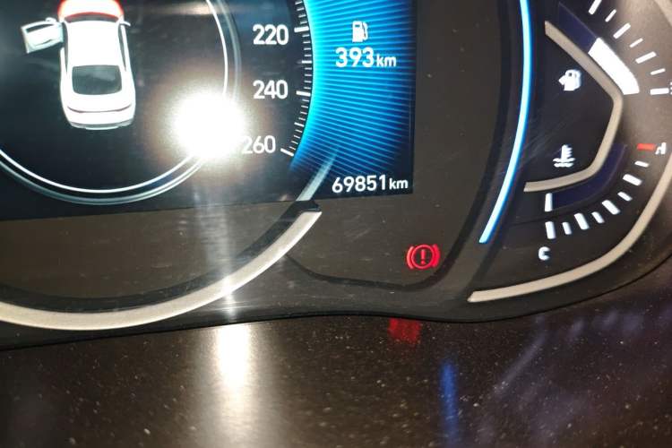 Used Hyundai Lafesta 2021 280TGDi DLX Luxury Edition Odometer Close Up