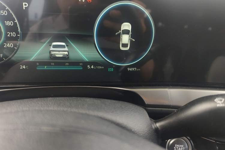 Used Hyundai Lafesta 2023 270T N Line DLX Luxury Edition Odometer Close Up