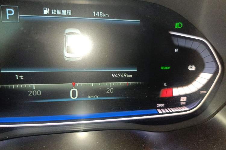 Used Hyundai Lafesta Electric 2020 DLX Enjoyment Edition Odometer Close Up