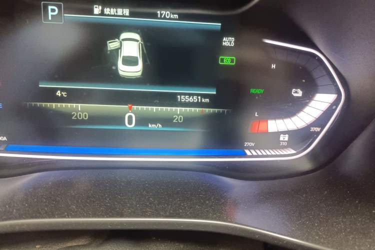Used Hyundai Lafesta Electric 2020 GLX ZhiJie Edition Odometer Close Up