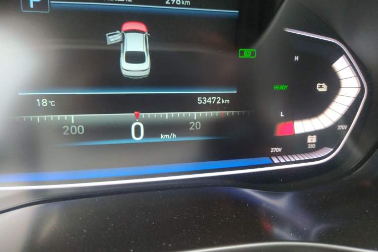 Used Hyundai Lafesta Electric 2020 GLX ZhiJie Edition Odometer Close Up