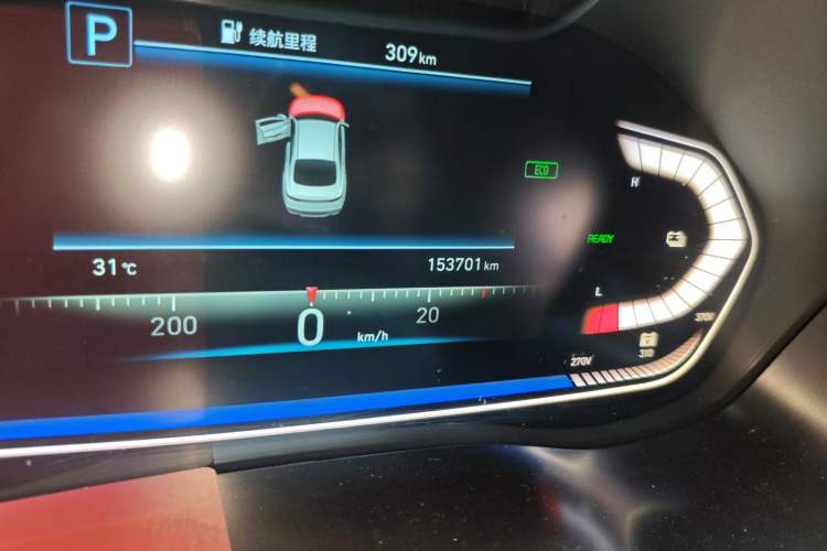 Used Hyundai Lafesta Electric 2020 GLX ZhiJie Edition Odometer Close Up