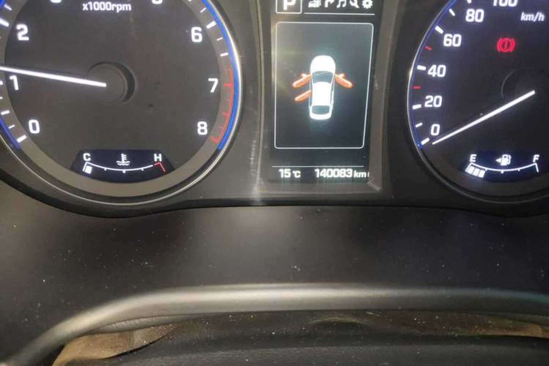Used Hyundai Mistra 2016 1.8L Automatic Deluxe DLX Model Odometer Close Up