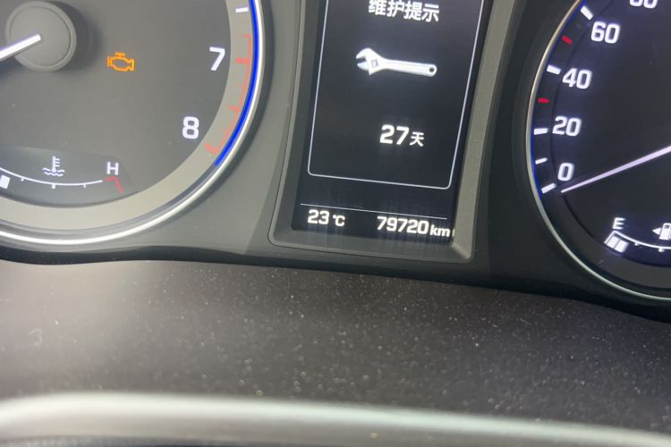 Used Hyundai Mistra 2016 1.8L Automatic Deluxe DLX Model Odometer Close Up