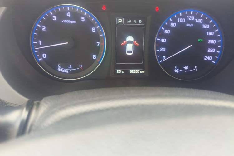 Used Hyundai Mistra 2016 1.8L Automatic Deluxe DLX Model Odometer Close Up