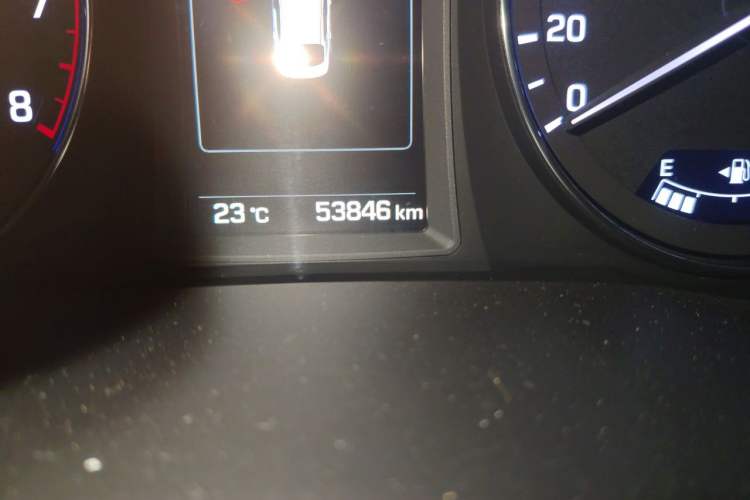 Used Hyundai Mistra 2016 1.8L Automatic Deluxe DLX Model Odometer Close Up
