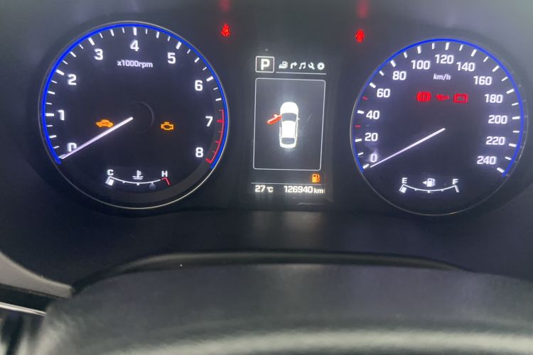 Used Hyundai Mistra 2016 1.8L Automatic Deluxe DLX Model Odometer Close Up