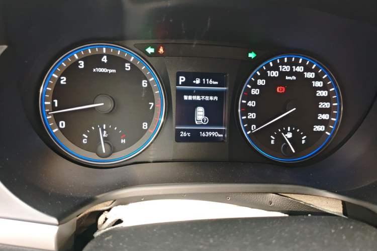Used Hyundai Mistra 2017 1.6T Automatic Smart GLS China V Standard Odometer Close Up