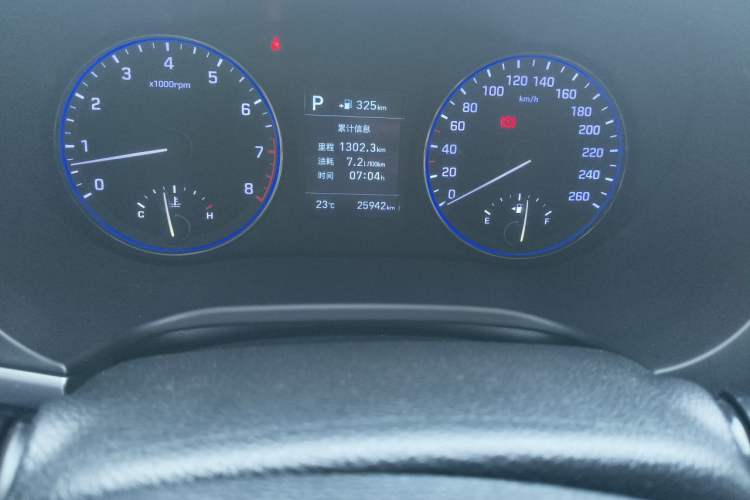 Used Hyundai Mistra 2017 1.6T Automatic Smart GLS China V Standard Odometer Close Up